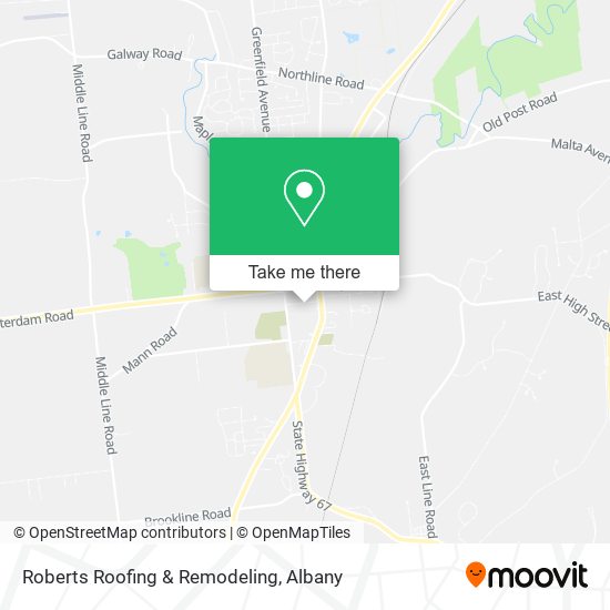 Mapa de Roberts Roofing & Remodeling