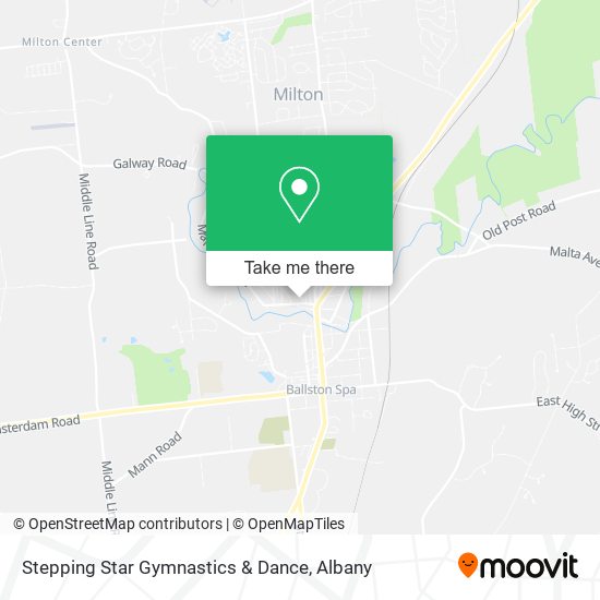 Stepping Star Gymnastics & Dance map