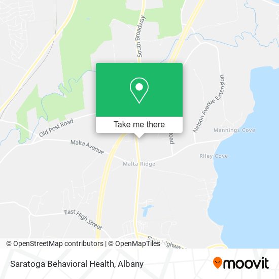 Mapa de Saratoga Behavioral Health
