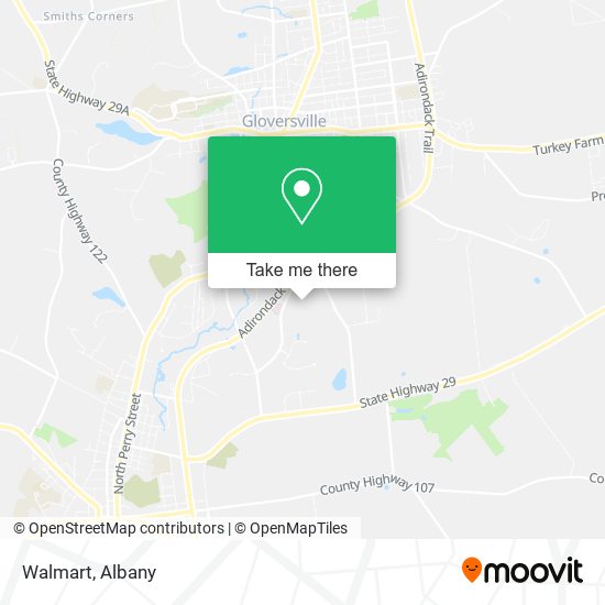 Mapa de Walmart