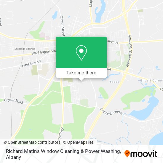 Richard Matin's Window Cleaning & Power Washing map