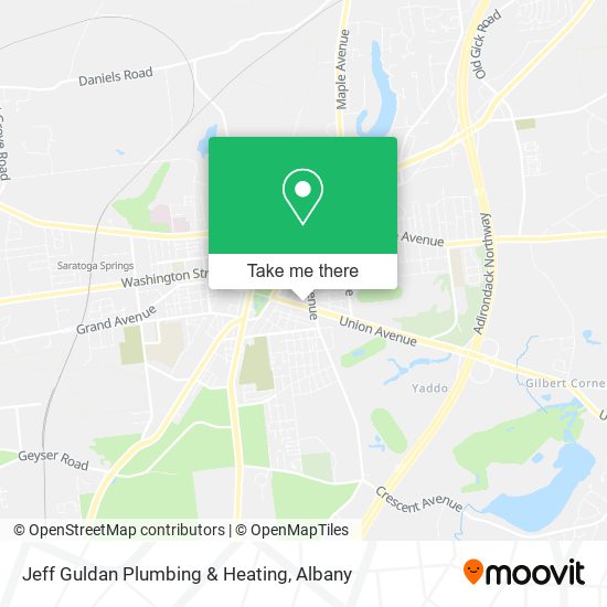 Mapa de Jeff Guldan Plumbing & Heating