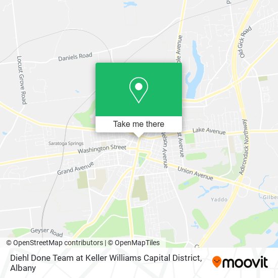 Diehl Done Team at Keller Williams Capital District map