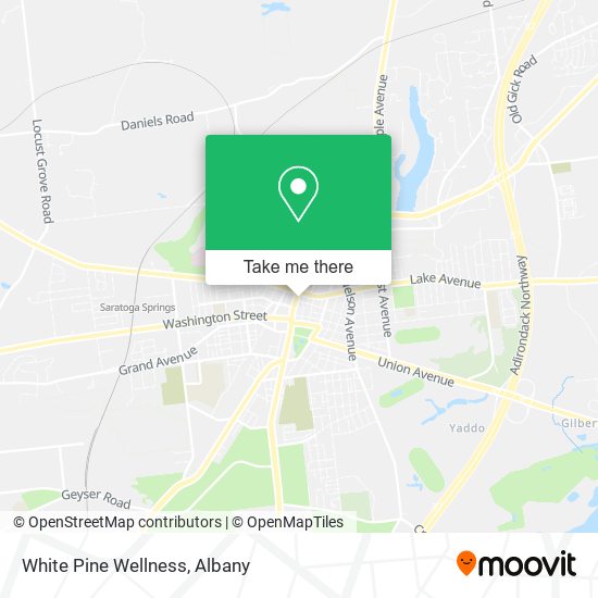 White Pine Wellness map