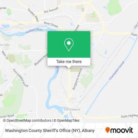 Mapa de Washington County Sheriff's Office (NY)