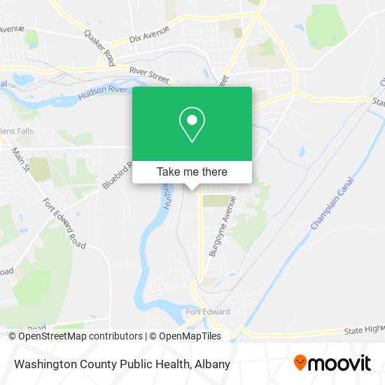 Washington County Public Health map