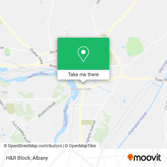 H&R Block map