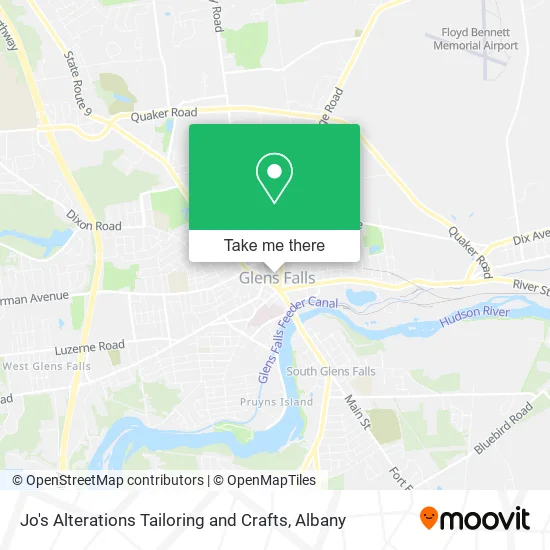 Jo's Alterations Tailoring and Crafts map