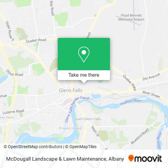 McDougall Landscape & Lawn Maintenance map