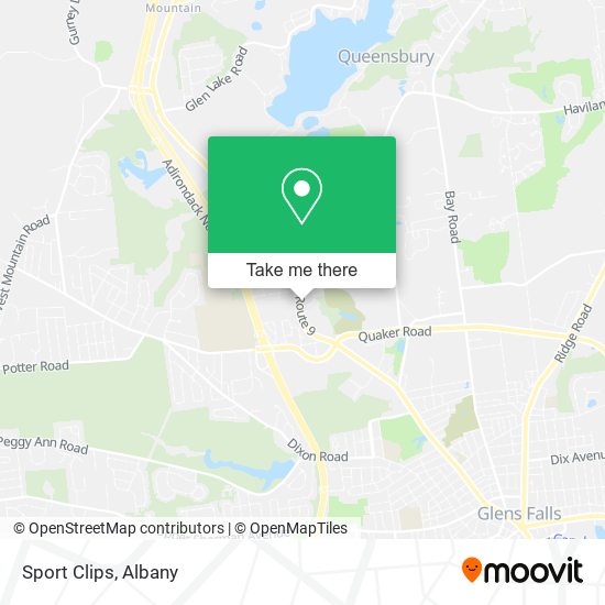 Sport Clips map