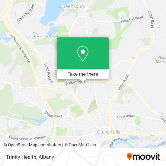 Trinity Health map