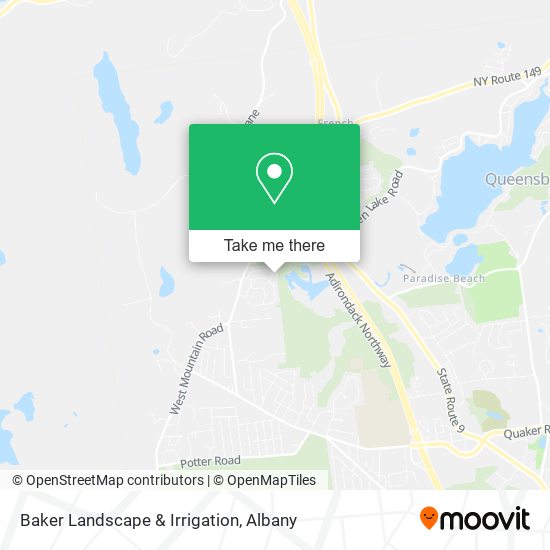 Baker Landscape & Irrigation map