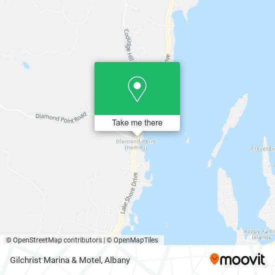 Gilchrist Marina & Motel map