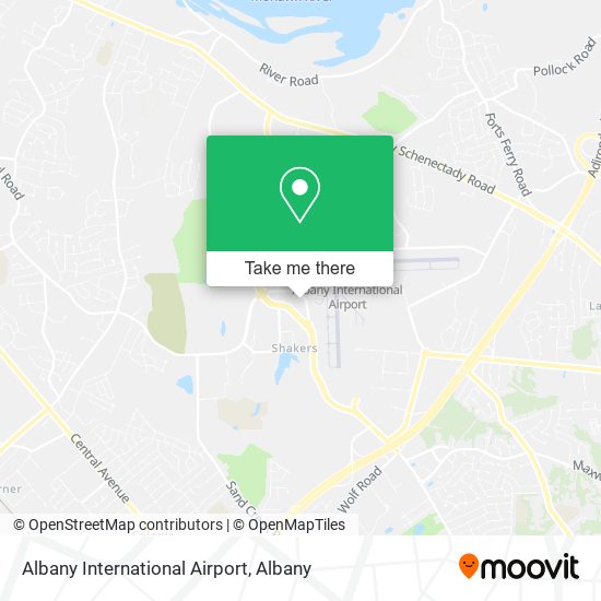 Mapa de Albany International Airport