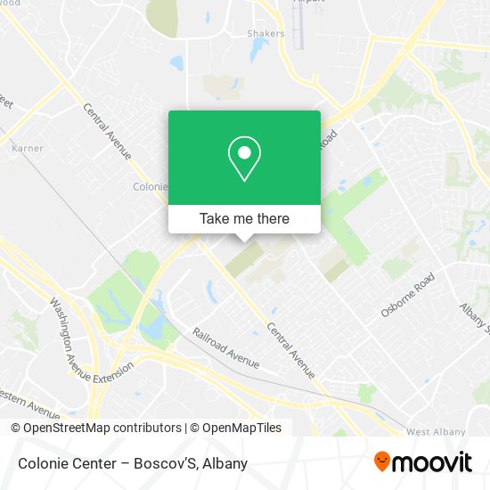 Colonie Center – Boscov’S map