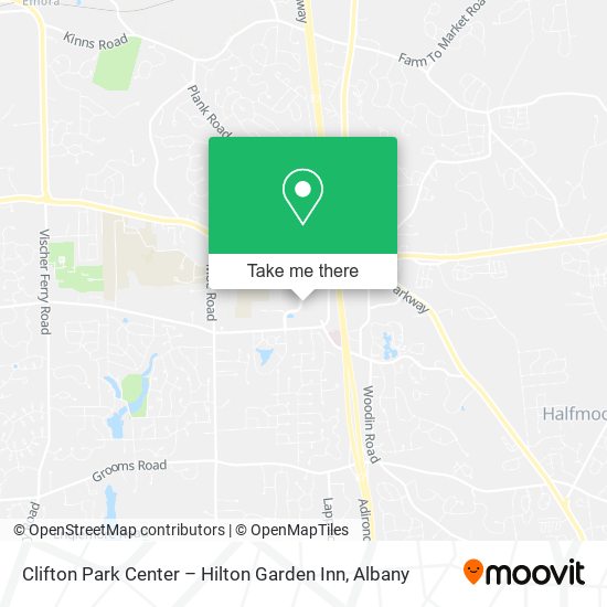 Clifton Park Center – Hilton Garden Inn map