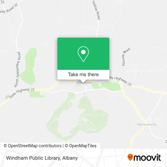 Windham Public Library map