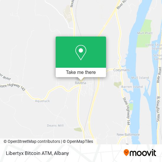 Mapa de Libertyx Bitcoin ATM