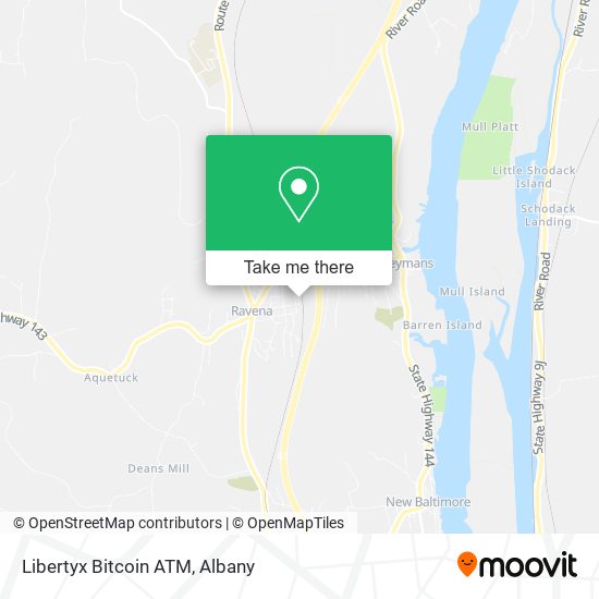 Mapa de Libertyx Bitcoin ATM