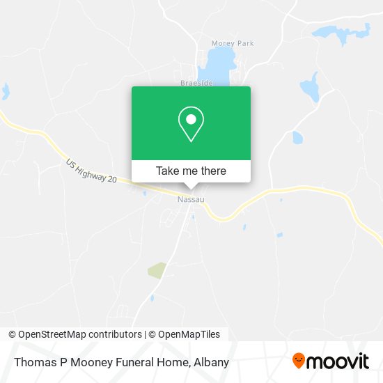 Mapa de Thomas P Mooney Funeral Home