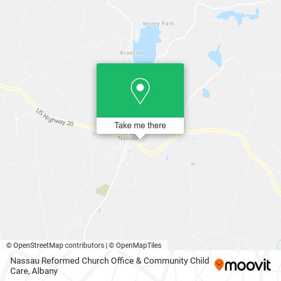 Nassau Reformed Church Office & Community Child Care map