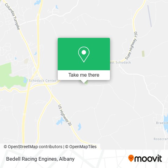 Mapa de Bedell Racing Engines