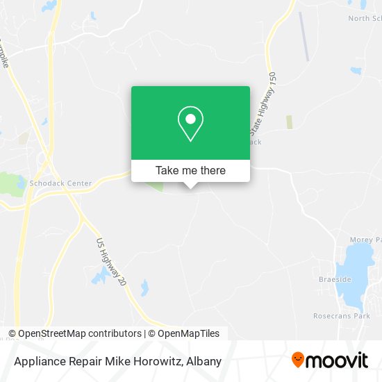 Appliance Repair Mike Horowitz map