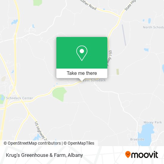 Krug's Greenhouse & Farm map