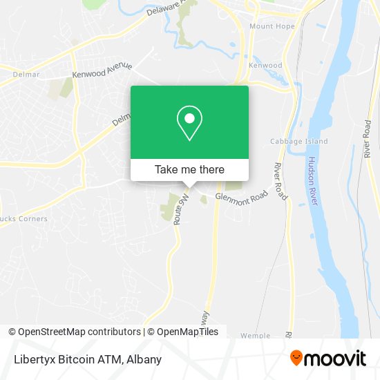 Mapa de Libertyx Bitcoin ATM