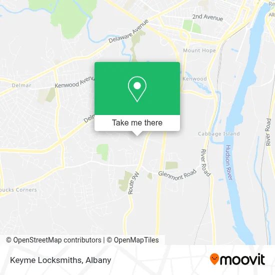 Keyme Locksmiths map