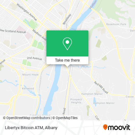 Mapa de Libertyx Bitcoin ATM
