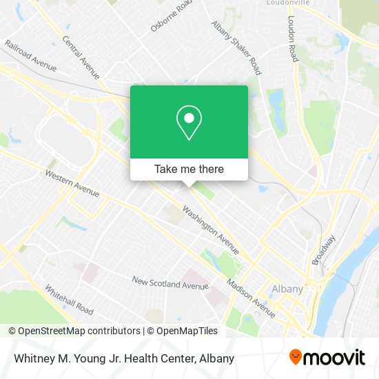 Mapa de Whitney M. Young Jr. Health Center