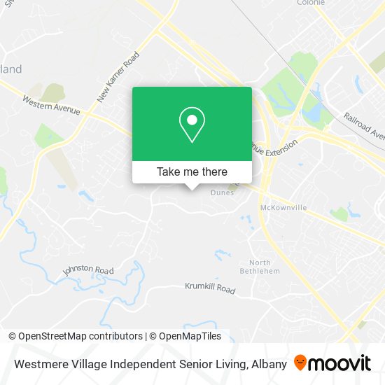 Westmere Village Independent Senior Living map