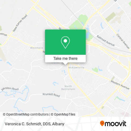 Veronica C. Schmidt, DDS map