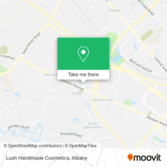 Lush Handmade Cosmetics map