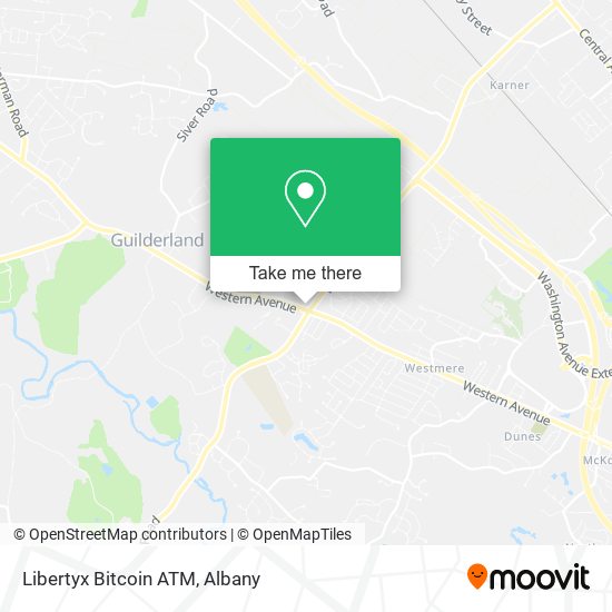 Mapa de Libertyx Bitcoin ATM