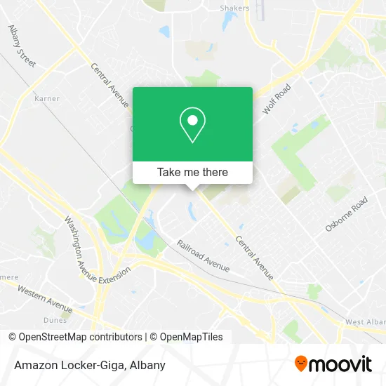 Amazon Locker-Giga map