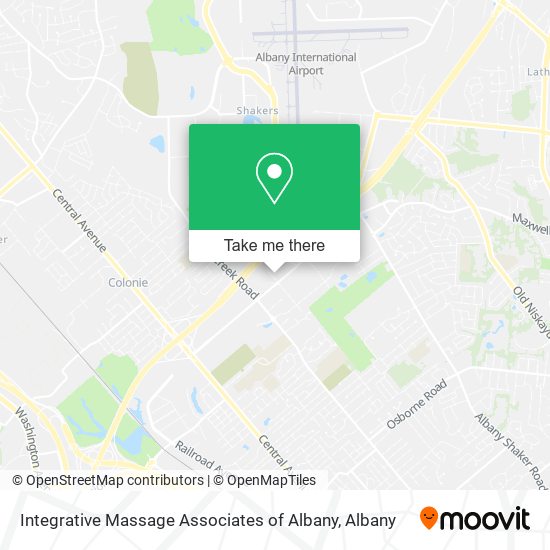 Integrative Massage Associates of Albany map