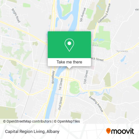 Mapa de Capital Region Living