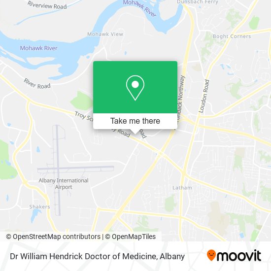 Dr William Hendrick Doctor of Medicine map