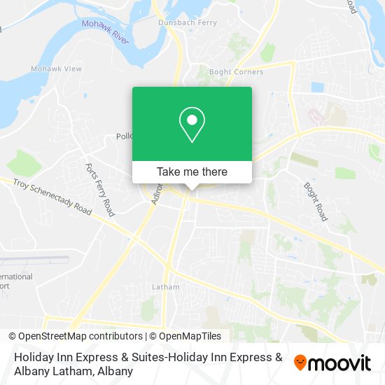 Holiday Inn Express & Suites-Holiday Inn Express & Albany Latham map