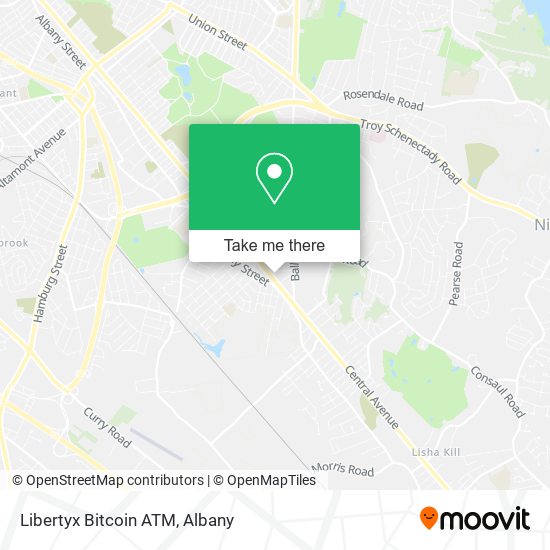 Mapa de Libertyx Bitcoin ATM