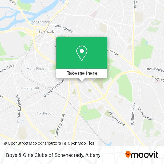 Boys & Girls Clubs of Schenectady map