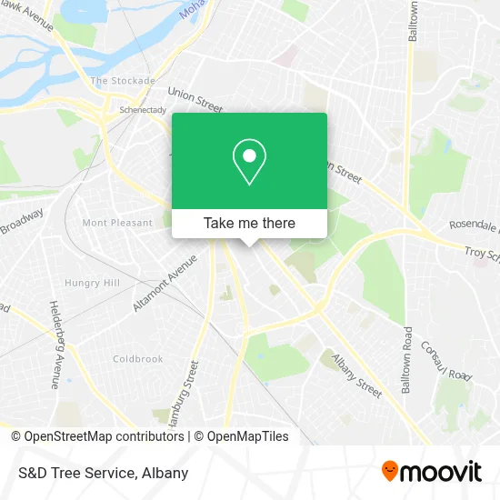 S&D Tree Service map