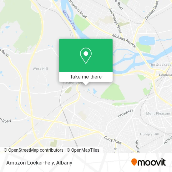 Amazon Locker-Fely map