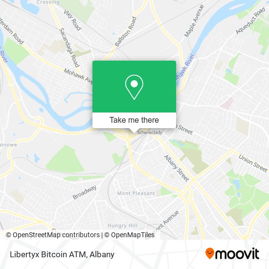 Mapa de Libertyx Bitcoin ATM