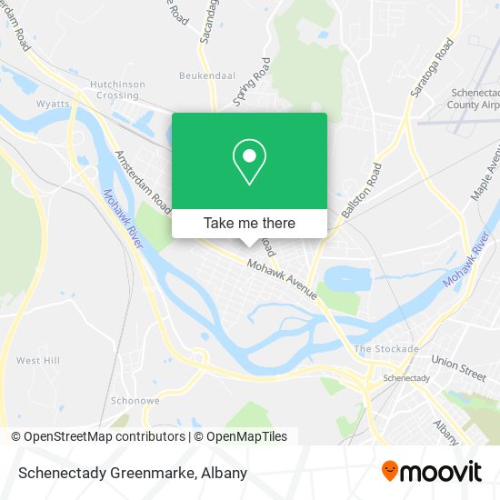 Schenectady Greenmarke map
