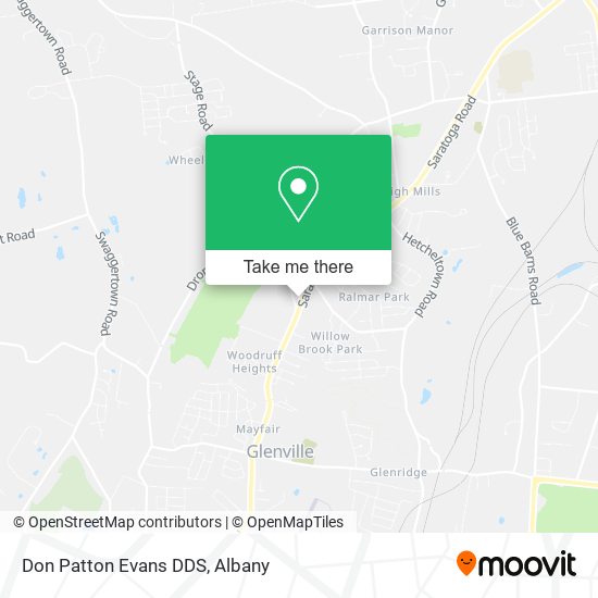 Mapa de Don Patton Evans DDS