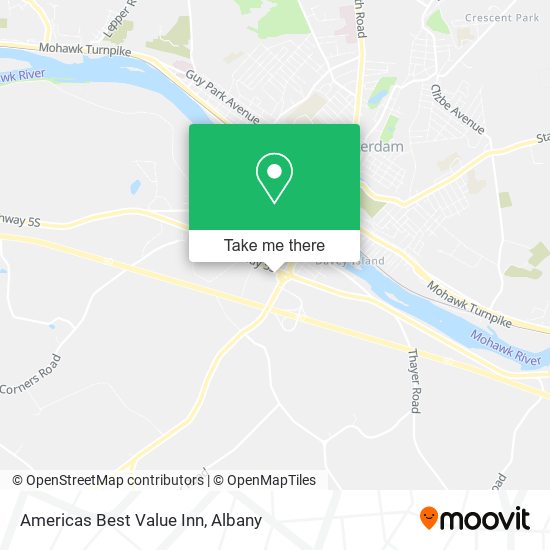 Americas Best Value Inn map