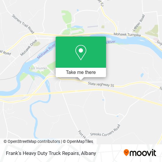 Frank's Heavy Duty Truck Repairs map